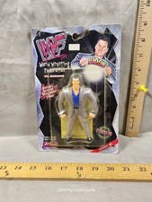 1999 Just Toys WWF Bend-Ems Series 11 Mr. McMahon Vince MOC Wrestling Figure picture