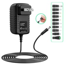 6V 2A AC/DC Power Adapter Cord with 10 Replacement Plug Tips picture