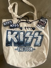 KISS THE TOUR 2012 VIP MERCH BUNDLE-Tote,2 Sets Of Picks (one is sealed), Ticket picture