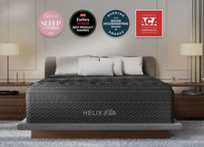 Brand New Helix Midnight Elite Queen Size Mattress GlacioTex Elite cooling cover picture