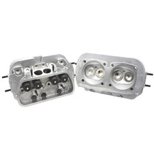 PAIR VW 40X35.5 DUAL PORT HIGH PERFORMANCE STAGE 2 PORTED HEADS, 90.5/92 BORE picture
