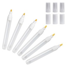 Biaungdo 6PCS Clear Refillable Paint Pens 3mm & 6mm Empty Acrylic Markers picture