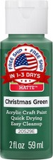 Christmas Green, Acrylic Paint in Assorted Colors (2-Ounce), 20529 picture