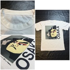 Vintage 90's Kimura Kosuke Art Osaka Poem A Tale Bunraku Tshirt USED SEE PICS picture