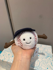 Jellycat Amuseable Fluffy Sports Baseball Plush Doll Gift Kids Toy picture