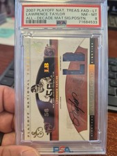 2007 Playoff National Treasures Lawrence Taylor All Decade Position Auto PSA 8 picture