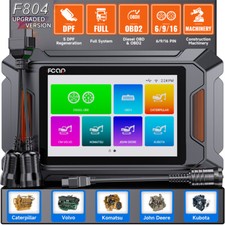 Commercial Heavy Duty Truck Scanner OBD2 DPF Regen for Komatsu,John Deere,Kubota picture