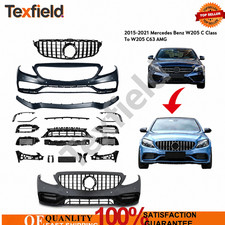 Fits 2015-2021 Mercedes Benz W205 C Class To AMG-Style Complete Bumper Cover picture