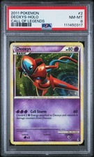 PSA 8 2011 Pokemon Call of Legends Deoxys Holo 2/95 New Cert, Low Pop picture