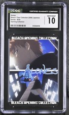 2008 Bleach Japanese Bandai Clear Collection Opening Alones #038 CGC 10 GEM MINT picture