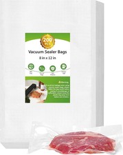 200Pcs Vacuum Sealer Bags, Food Saver Bags Quart 8