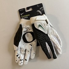 Nike Oregon Ducks Eggshell Superbad Gloves Mens MEDIUM picture