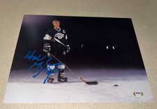 Wayne Gretzky Signed 11x14 Photo Los Angeles Kings The Great One 9X NHL MVP PSA picture