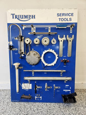 Triumph Motorcycle Tool Board  w/ tools 1995 to 2003 900 & 1200 picture