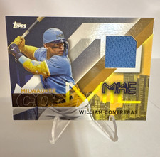 Topps 2024 Series 1 City Connect Swatch Relic William Contreras Brewers CC-WC picture
