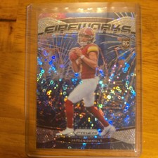 2024 Panini Prizm - Fireworks Jayden Daniels #24 No Huddle Prizm (RC) picture