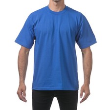 PROCLUB MENS HEAVYWEIGHT SHORT SLEEVE T SHIRTS PRO CLUB CASUAL COTTON TEE SHIRT picture