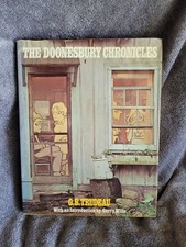The Doonesbury Chronicles by Garry B Trudeau VINTAGE 1975 Hardcover w/DJ VG picture