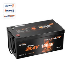 Used LiTime 36V 100Ah Bluetooth LiFePO4 Lithium Battery For Trolling Motor Boat picture