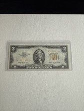 1953 A  $2  Dollar Bill  Yellow SEAL Note picture