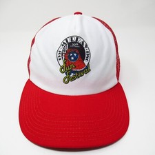 Murray Fun Festival Hat 1986 Trucker Cap Snapback Mesh USA Tennessee Red White picture