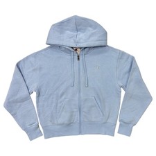 Champion Women's Relaxed Fit Drop Shoulder Fleece Full-Zip Jacket (Blue, XL) picture