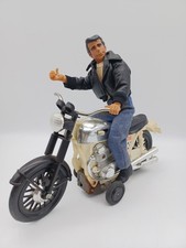 Vintage 1976 Mego Happy Days Fonzie And Motorcycle For Parts or Repair picture
