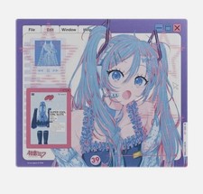 WALLHACK SP-005 Hatsune Miku OS Glass Mousepad IN HAND SHIPS NOW picture