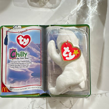 Ty Beanie Babies Legends Chilly the Polar Bear 2000 (McDonald's) RARE picture