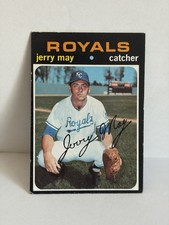 Jerry May 1971 Topps #719 Kansas City Royals picture