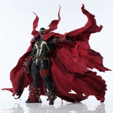 1/12 Scale Rode Custom Deluxe Red Wired Cape for Mcfarlane Spawn only Cloak picture