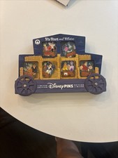 Disney 2026 Vile Vines And Villains Halloween Pin Box Set With Chasers LE2000 picture