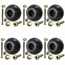 6Pk Deck Wheel & Hardware for Exmark Mowers 103-8415 126-2928 116-9362 116-8131 picture