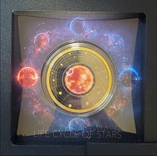 2026 Republic of Cameroon 500 Francs - Life Cycle Of Stars Silver Coin - Sunlike picture