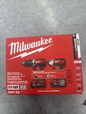 Milwaukee 2691-22M18 18V Li-Ion Cordless Drill Driver Combo Kit picture