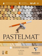 Clairefontaine Pastelmat Glued Pad - Palette No. 1 - (7 x 9 1/2 Inches) 18 x 24 picture