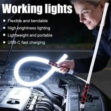 75cm Flexible LED Flashlight Stick Bendable Work Light With 3 Brightness Modes picture