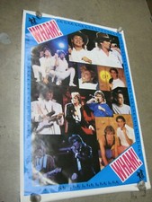 Wham collage large Poster Vintage 1985 English Pop C1087 picture