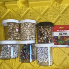 150+ Pieces lot of mixed focals for beaded pens, wristlets, keychains etc picture