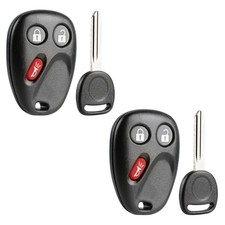 2 Replacement For 2003 2004 2005 2006 Chevrolet Tahoe Key + Fob Remote picture