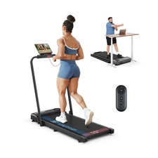 THERUN Walking Pad, 2 in 1 Foldable Treadmills for Home, 2.5HP Under Desk wit... picture