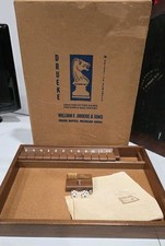 Vintage Drueke & Sons The Clapper Game Board Game Shut The Box No. 7086 picture