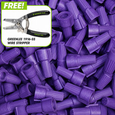 100pcs Ideal Twister Al/Cu Wire Connectors Aluminum/Copper + Free Wire Stripper picture