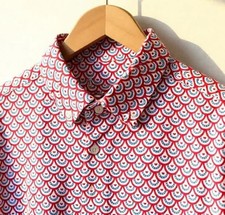 NEW Rhoback The Bunting Polo | Flag Red American Bunting | 4-Way Stretch L picture