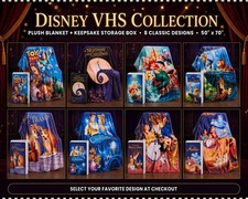 Disney Classic VHS Boxed Silk Touch Throw 50