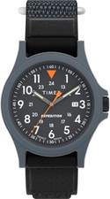 Brand New Timex Men's Expedition Acadia Black Dial Fabric Watch TW4B29500 picture