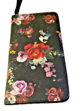 Ted Baker London Saffiano Floral Leather Zip-Around Wallet picture