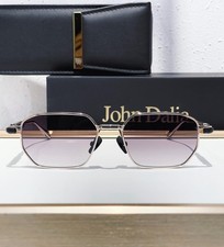 John Dalia MILES Limited Edition Gold Metallic Purple Gradient Sunglasses picture