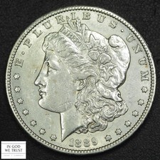 1889 S Morgan Silver Dollar $1 (Tough Date) picture