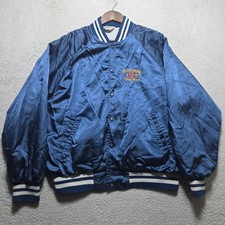 Vintage Notre Dame 1989 Fiesta Bowl Satin Bomber Jacket Size XL Fighting Irish picture